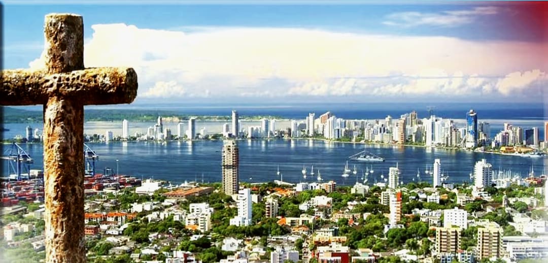 Vista de Cartagena desde el Cerro de La Popa